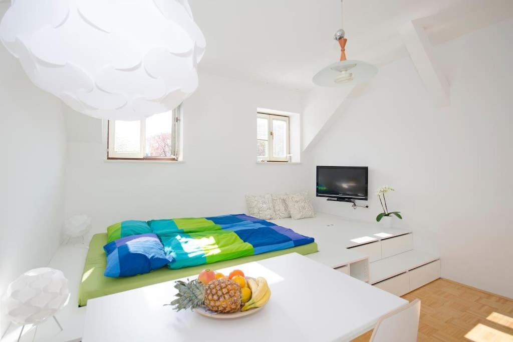 לובליאנה The Cute, Sunny Apartment In The Center +P מראה חיצוני תמונה