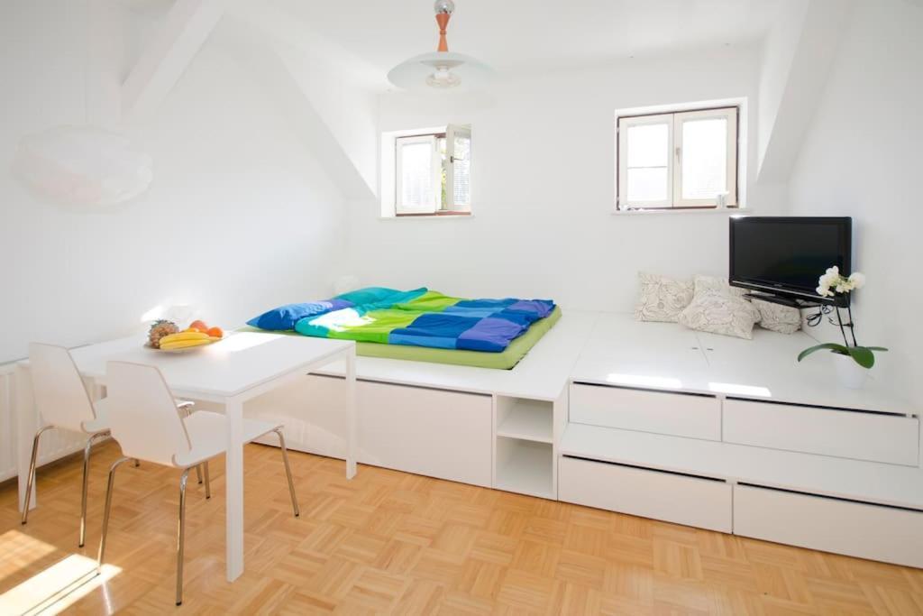 לובליאנה The Cute, Sunny Apartment In The Center +P מראה חיצוני תמונה